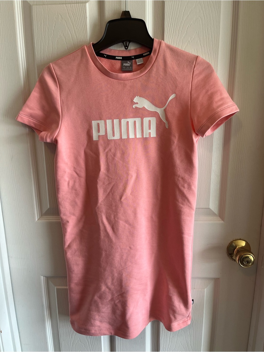 EUC Girls Melon-colored PUMA dress size L